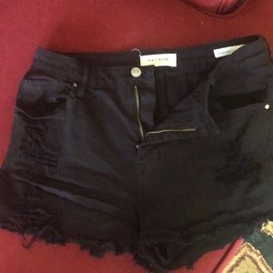 Pac Sun Black Shorts